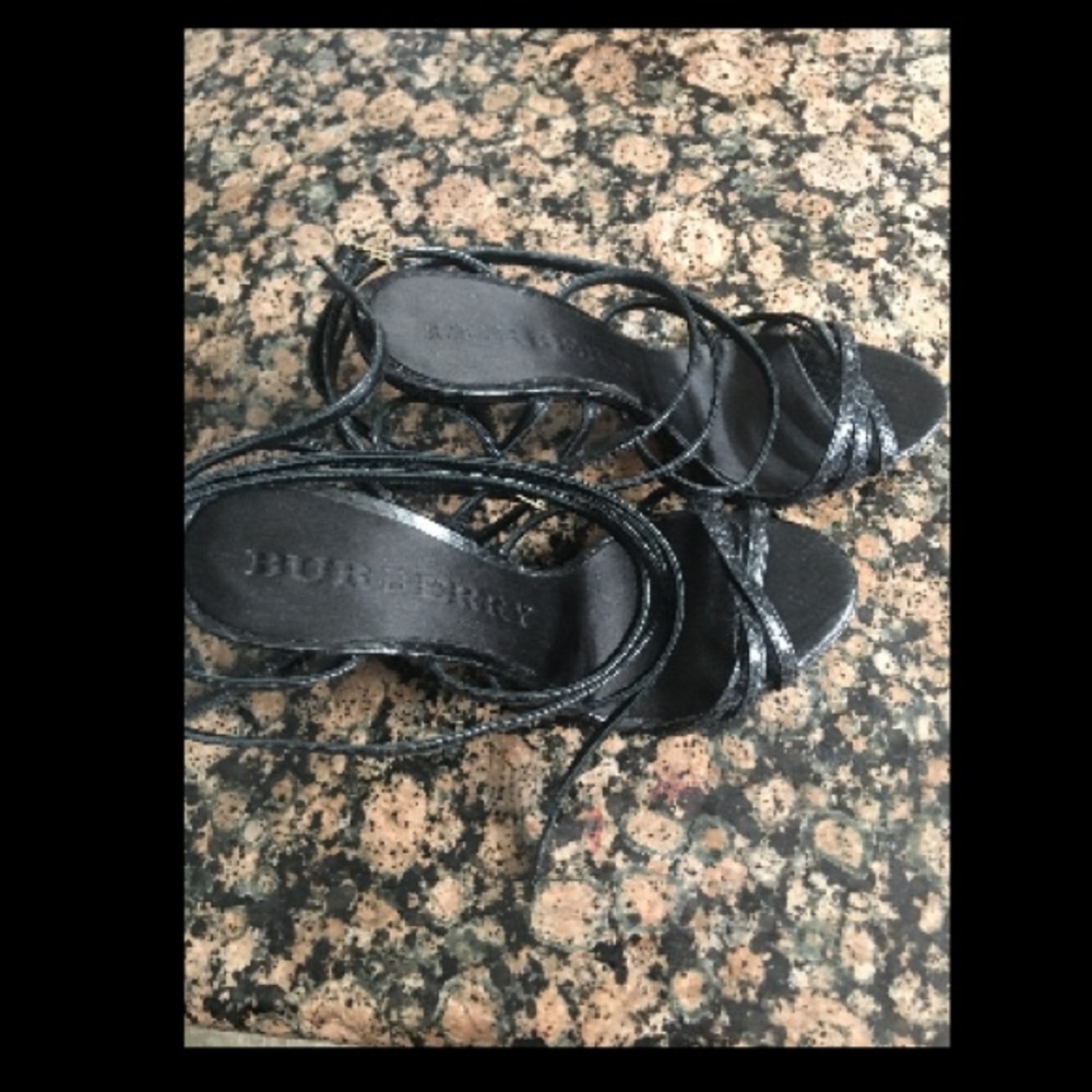NEW Burberry Alyssa Strappy Heels size40 NEW - Picture 5 of 6